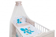 Luxusné obliečky kolekcia SEA 135x100 s výšivkou - béžový